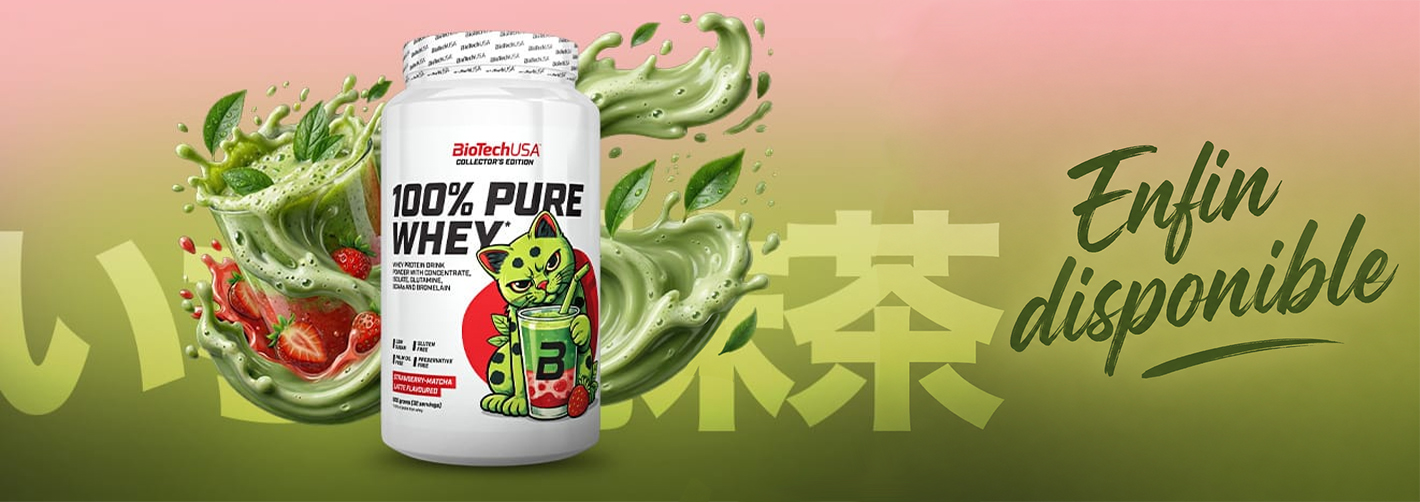 Pure Whey Straw Matcha